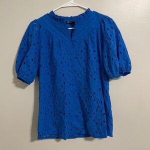 Blue Cute Blouse
